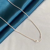 S925 Sterling Silver Snake Chain Necklace 1MM/2MM/3MM