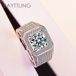 Big Zircon Ring For Women Men Party Gift Jewelry