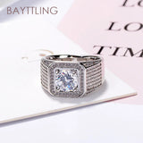 Big Zircon Ring For Women Men Party Gift Jewelry