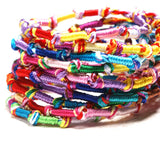50pcs Colorful String Bracelets Friendship Bracelet Adjustable Rope