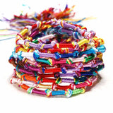 50pcs Colorful String Bracelets Friendship Bracelet Adjustable Rope