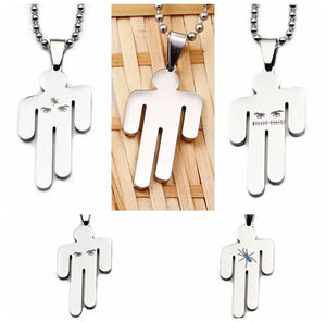 Stainless Steel Human Pendant Necklace for Fans