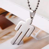 Stainless Steel Human Pendant Necklace for Fans