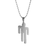 Stainless Steel Human Pendant Necklace for Fans