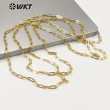 Brass Faceted Link Chain Oval Jewelry Necklace DIY
