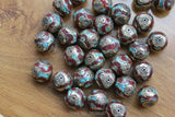 Nepal Beads Diy Ball Beads Tibetan Brass Stone Round Beads Pendant