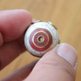 BD210 Nepal Beads 28mm*24mm Mantras Shell Beads 2 PCS