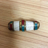 Tibetan Brass Conch Shell Bead for Jewelry Making Nepal Charm 1 Piece