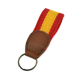BDM-Spain Fabric Keychain with Silver Key Ring