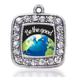 Good Square Charm Antique Silver Plated Jewelry