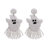 Halloween Seed Bead Earrings - Ghost/Jack-O-Lantern/Pumpkin/Turkey Ma...