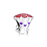 925 Sterling Silver Beads for Bracelets Bouquet Charms
