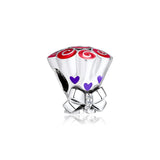 925 Sterling Silver Beads for Bracelets Bouquet Charms