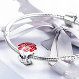 925 Sterling Silver Beads for Bracelets Bouquet Charms