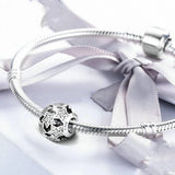 Dazzling Star Charms with Clear CZ 925 Sterling Silver Jewelry