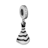 925 Sterling Silver Beads for Bracelets FANDOLA Dress Charms