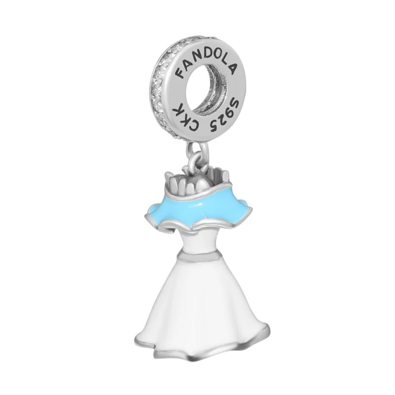 FANDOLA Charms 925 Sterling Silver Jewelry for Bracelets Beads