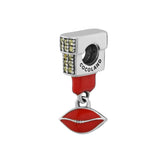 925 Sterling Silver Love Kiss Charms for Bracelets