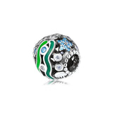 Ocean Life Charms Enamel 925 Sterling Silver Jewelry