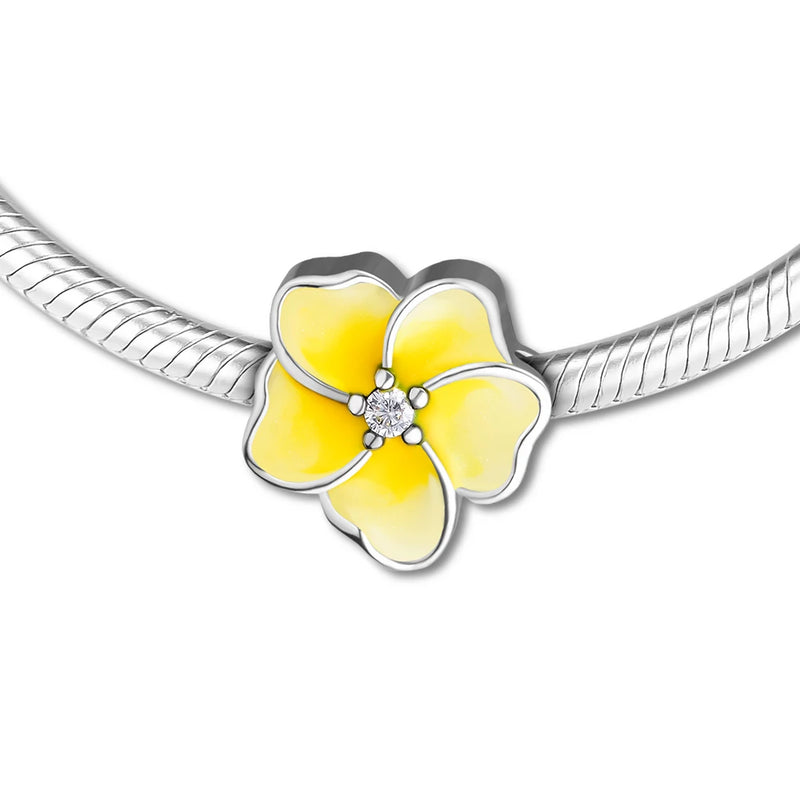 Petals of Love Charms 925 Sterling Silver Jewelry