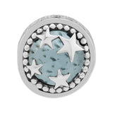 925 Silver Heart Charms w/ CZ for Bracelets