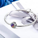 925 Silver Radiant Hearts Charms for Bracelets Jewelry Making