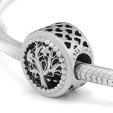 Sterling Silver Radiant Hearts Charms for Bracelets