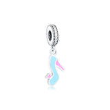 Stiletto Charms Enamel 925 Sterling Silver Jewelry