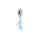 Stiletto Charms Enamel 925 Sterling Silver Jewelry