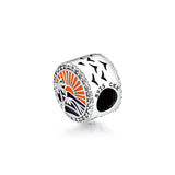 Tropical Sunset Charms 925 Sterling Silver Jewelry