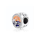 Tropical Sunset Charms 925 Sterling Silver Jewelry