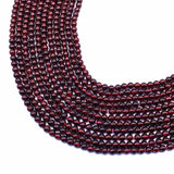 Natural Garnet Stone Round Beads 4.5-6.5mm AAAA Clean Transparent DIY Jewelry