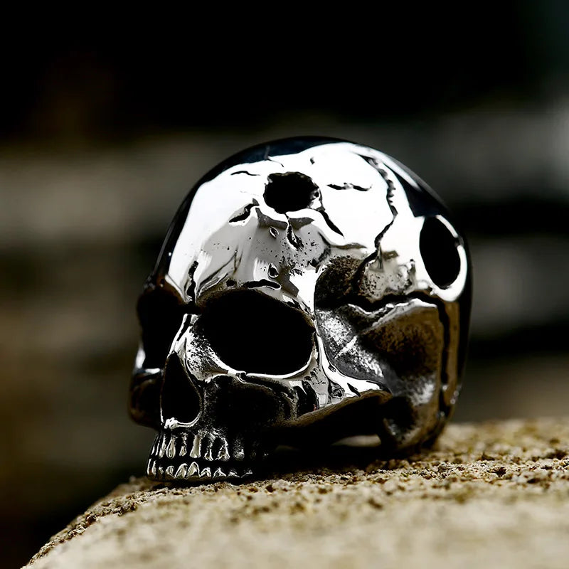 Skull Head Necklace Pendant Vintage Retro Jewelry Men Women Punk Biker