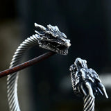 Stainless Steel Dragon Heads Bracelet for Men