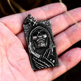 316 Stainless Steel Skull Pendant Necklace Reaper Punk Jewelry
