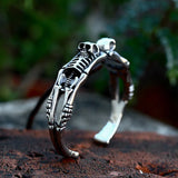 316 Stainless Steel Skull Bracelet Man Bangle BRG-038