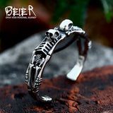 316 Stainless Steel Skull Bracelet Man Bangle BRG-038