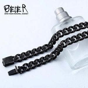 Vintage Stainless Steel Men's Bracelet Bangle Domineering Style Gift