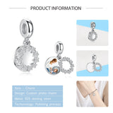 925 Sterling Sliver Crystal Charms for Bracelet DIY Bead Gift