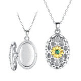 925 Silver Infinite Love Pendant Necklace Personalized Photo Jewelry