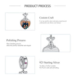 Rabbit Heart Beads 925 Silver Charms for Bracelets Women