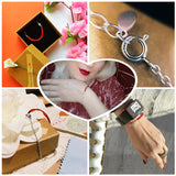 Red Rope Bracelet 925 Silver Crystal Round Bracelet Women Gift
