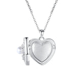 Sterling Silver Hexagram Heart Pendant Necklace