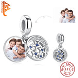 925 Silver Hollow Stars & Moon Charms For DIY Bracelet