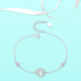925 Silver Tree of Life Bracelet Women Chain Jewelry