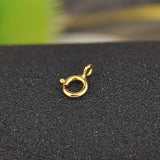 AU750 18K Yellow Rose Necklace Spring Clasp