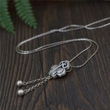 925 Silver Butterfly Pendant Women Accessories Thai Silver Jewelry