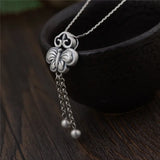 925 Silver Butterfly Pendant Women Accessories Thai Silver Jewelry