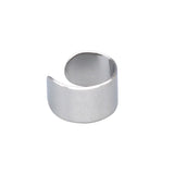 BESTONEDAY Punk Rock Ear Clip Cuff Wrap Earrings Stainless Steel No piercing