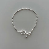 925 Sterling Silver Bracelet for Women Men Vintage Hasp Bracelet